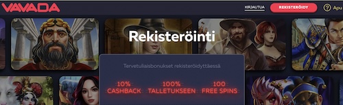 Vavada Online-kasino: Virallinen sivusto