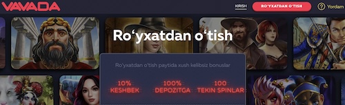 Vavada Onlayn Kazino